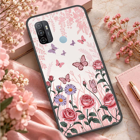 Oppo A53s Cover - ONation Aesthetic Collage Series - HQ Ultra Shine Premium Infinity Glass Soft Silicon Borders Case