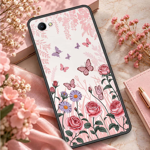 Oppo A3 Cover - ONation Botanical Bloom Series - HQ Ultra Shine Premium Infinity Glass Soft Silicon Borders Case
