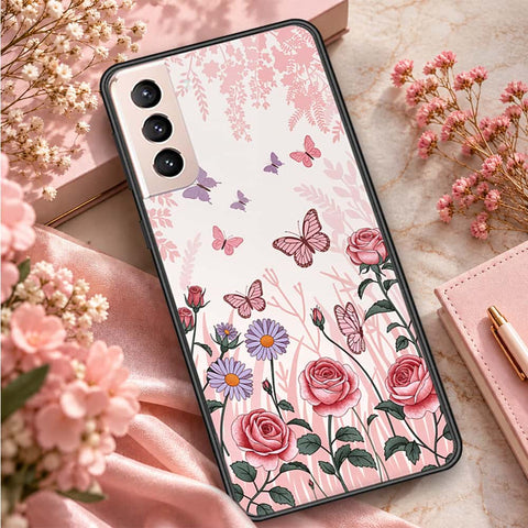 Samsung Galaxy S22 Plus 5G Cover - ONation Aesthetic Collage Series - HQ Ultra Shine Premium Infinity Glass Soft Silicon Borders Case
