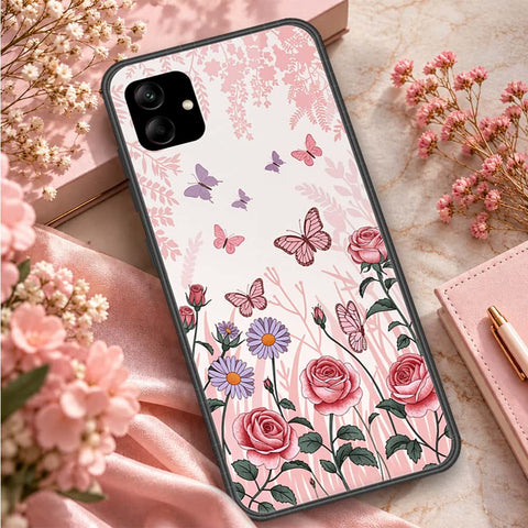 Samsung Galaxy A04e Cover - ONation Aesthetic Collage Series - HQ Ultra Shine Premium Infinity Glass Soft Silicon Borders Case