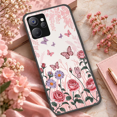 Realme 10T Cover - ONation Aesthetic Collage Series - HQ Ultra Shine Premium Infinity Glass Soft Silicon Borders Case