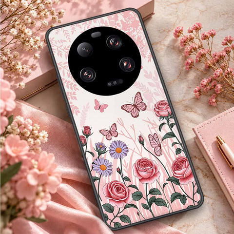 Xiaomi 13 Ultra Cover - ONation Aesthetic Collage Series - HQ Ultra Shine Premium Infinity Glass Soft Silicon Borders Case