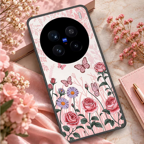 Realme C75x Cover - ONation Botanical Bloom Series - HQ Ultra Shine Premium Infinity Glass Soft Silicon Borders Case