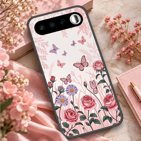 Realme 16 Cover - ONation Botanical Bloom Series - HQ Ultra Shine Premium Infinity Glass Soft Silicon Borders Case