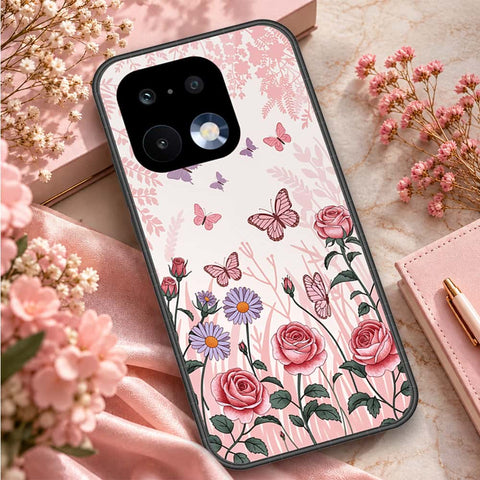 Realme 16 Pro Plus Cover - ONation Botanical Bloom Series - HQ Ultra Shine Premium Infinity Glass Soft Silicon Borders Case