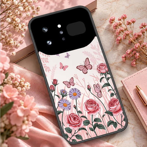 Infinix Note 60 Ultra Cover - ONation Botanical Bloom Series - HQ Ultra Shine Premium Infinity Glass Soft Silicon Borders Case