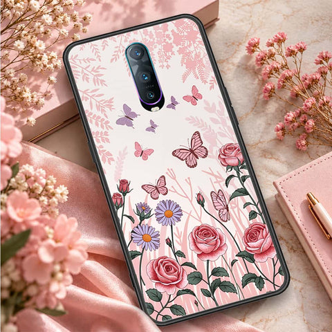 Oppo R17 Pro Cover - ONation Botanical Bloom Series - HQ Ultra Shine Premium Infinity Glass Soft Silicon Borders Case