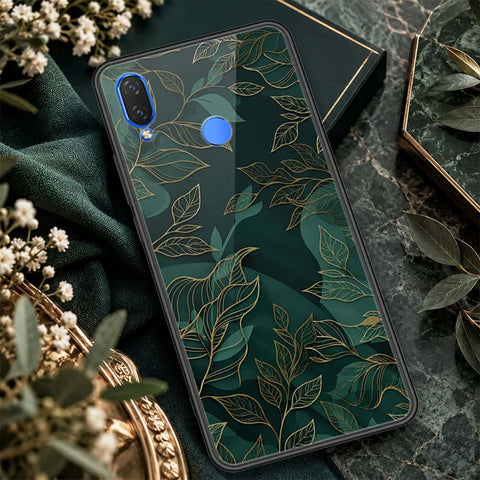 Huawei Nova 3 Cover - ONation Botanical Bloom Series - HQ Ultra Shine Premium Infinity Glass Soft Silicon Borders Case