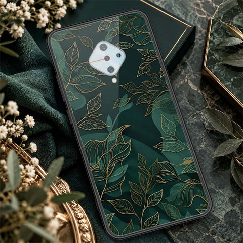 Vivo S1 Pro Cover - ONation Botanical Bloom Series - HQ Ultra Shine Premium Infinity Glass Soft Silicon Borders Case