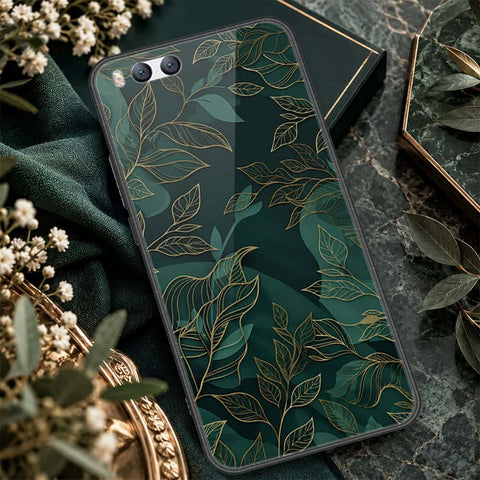 Xiaomi Mi 6 Cover - ONation Botanical Bloom Series - HQ Ultra Shine Premium Infinity Glass Soft Silicon Borders Case