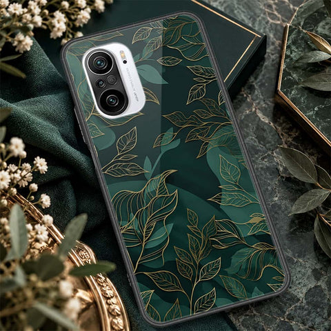 Xiaomi Redmi K40 Cover - ONation Botanical Bloom Series - HQ Ultra Shine Premium Infinity Glass Soft Silicon Borders Case
