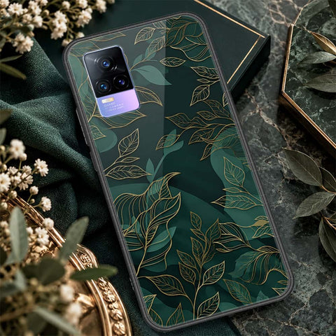 Vivo V21e Cover - ONation Aesthetic Collage Series - HQ Ultra Shine Premium Infinity Glass Soft Silicon Borders Case