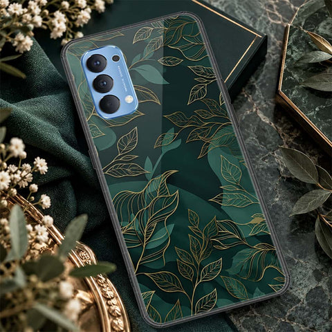 Oppo Reno 4 Cover - ONation Aesthetic Collage Series - HQ Ultra Shine Premium Infinity Glass Soft Silicon Borders Case