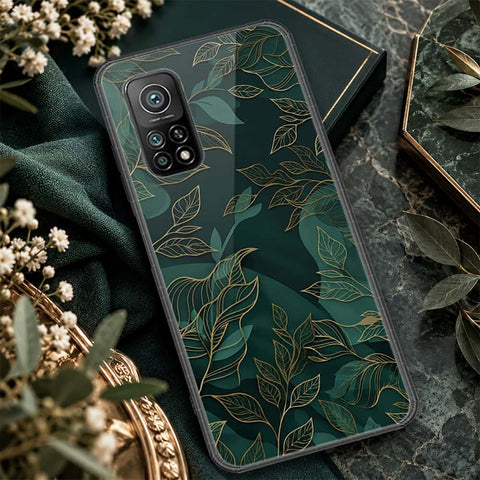 Xiaomi Redmi K30S Cover - ONation Botanical Bloom Series - HQ Ultra Shine Premium Infinity Glass Soft Silicon Borders Case