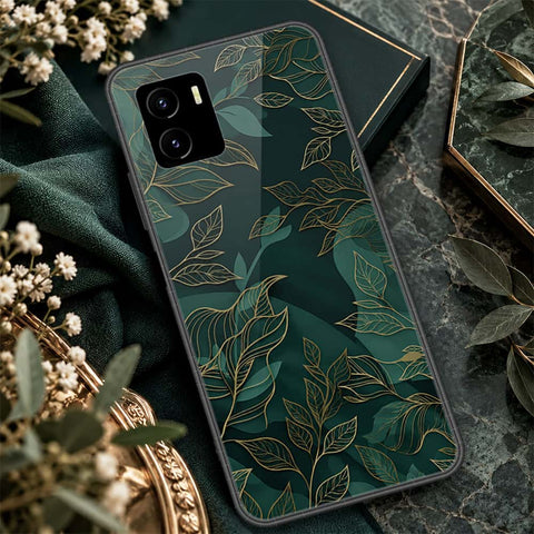 Vivo Y15c Cover - ONation Botanical Bloom Series - HQ Ultra Shine Premium Infinity Glass Soft Silicon Borders Case