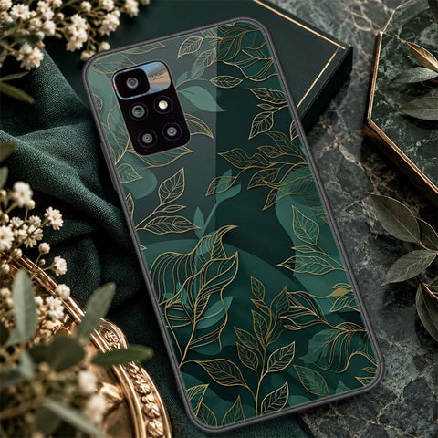 Xiaomi Redmi 10 Prime Cover - ONation Botanical Bloom Series - HQ Ultra Shine Premium Infinity Glass Soft Silicon Borders Case