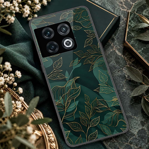 OnePlus 10 Pro Cover - ONation Botanical Bloom Series - HQ Ultra Shine Premium Infinity Glass Soft Silicon Borders Case
