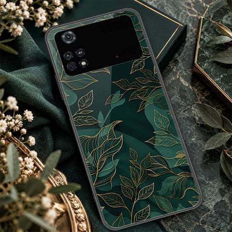 Xiaomi Poco M4 Pro Cover - ONation Botanical Bloom Series - HQ Ultra Shine Premium Infinity Glass Soft Silicon Borders Case