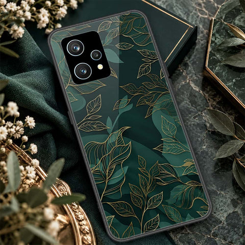 Realme 9 Pro Plus  Cover - ONation Botanical Bloom Series - HQ Ultra Shine Premium Infinity Glass Soft Silicon Borders Case