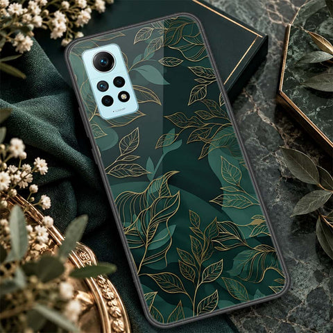 Xiaomi Redmi Note 12 Pro 4G Cover - ONation Botanical Bloom Series - HQ Ultra Shine Premium Infinity Glass Soft Silicon Borders Case
