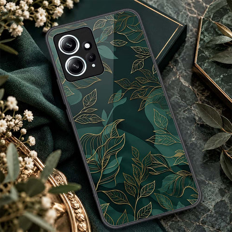 Xiaomi Redmi Note 12 4G Cover - ONation Botanical Bloom Series - HQ Ultra Shine Premium Infinity Glass Soft Silicon Borders Case