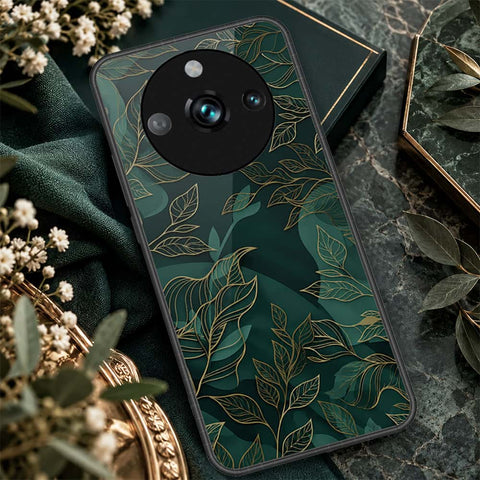 Realme 11 Pro Plus Cover - ONation Botanical Bloom Series - HQ Ultra Shine Premium Infinity Glass Soft Silicon Borders Case