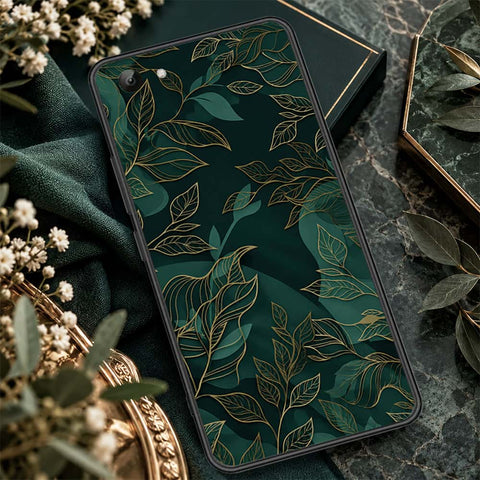 Vivo Y81s Cover - ONation Botanical Bloom Series - HQ Ultra Shine Premium Infinity Glass Soft Silicon Borders Case