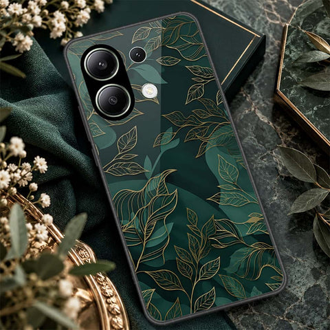 Xiaomi Redmi Note 14S Cover - ONation Botanical Bloom Series - HQ Ultra Shine Premium Infinity Glass Soft Silicon Borders Case