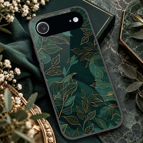 iPhone 18 Air - ONation Botanical Bloom Series - HQ Ultra Shine Premium Infinity Glass Soft Silicon Borders Case
