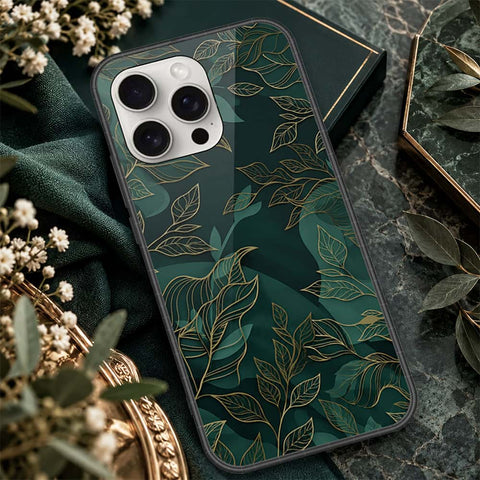 iPhone 16 Pro Max - ONation Botanical Bloom Series - HQ Ultra Shine Premium Infinity Glass Soft Silicon Borders Case