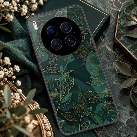 Tecno Camon 40 Premier 4G Cover - ONation Botanical Bloom Series - HQ Ultra Shine Premium Infinity Glass Soft Silicon Borders Case
