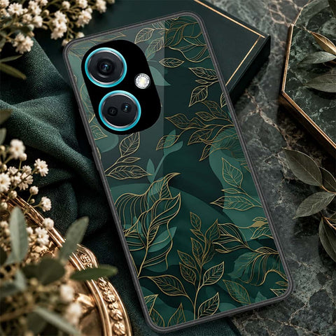OnePlus Nord N30 Cover - ONation Botanical Bloom Series - HQ Ultra Shine Premium Infinity Glass Soft Silicon Borders Case