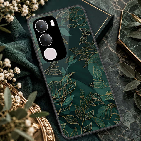 Vivo Y19s Pro Cover - ONation Botanical Bloom Series - HQ Ultra Shine Premium Infinity Glass Soft Silicon Borders Case