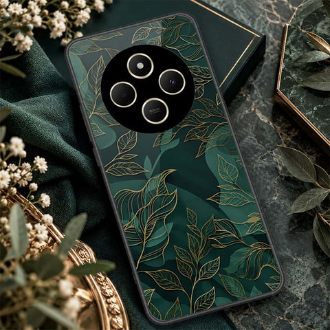 Xiaomi Redmi 14C Cover - ONation Botanical Bloom Series - HQ Ultra Shine Premium Infinity Glass Soft Silicon Borders Case