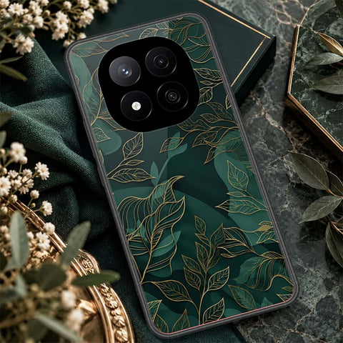 Xiaomi Poco X7 Cover - ONation Botanical Bloom Series - HQ Ultra Shine Premium Infinity Glass Soft Silicon Borders Case