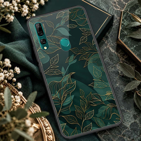 Huawei P Smart Z Cover - ONation Botanical Bloom Series - HQ Ultra Shine Premium Infinity Glass Soft Silicon Borders Case
