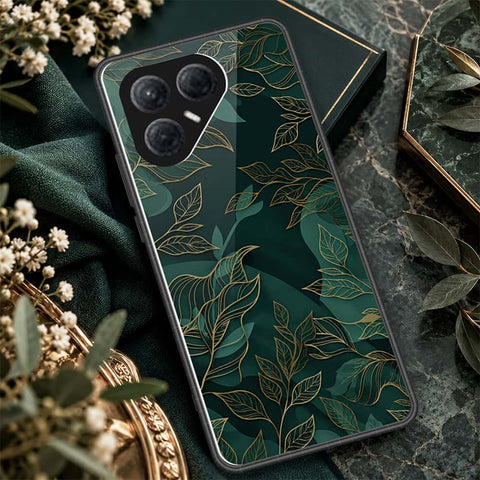 Tecno Pova 7 4G Cover - ONation Botanical Bloom Series - HQ Ultra Shine Premium Infinity Glass Soft Silicon Borders Case