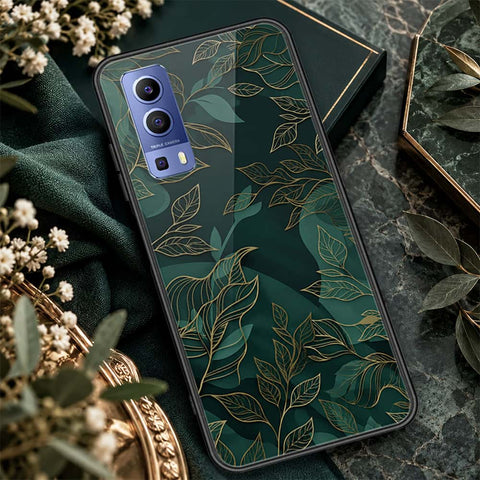 Vivo Y52 5G Cover - ONation Botanical Bloom Series - HQ Ultra Shine Premium Infinity Glass Soft Silicon Borders Case