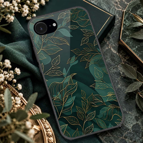iPhone 18e Cover - ONation Botanical Bloom Series - HQ Ultra Shine Premium Infinity Glass Soft Silicon Borders Case