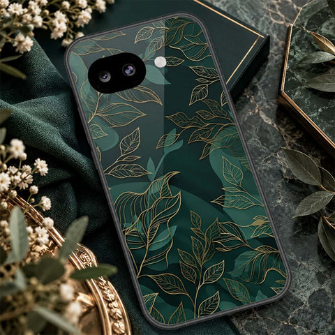 Google Pixel 10a Cover - ONation Botanical Bloom Series - HQ Ultra Shine Premium Infinity Glass Soft Silicon Borders Case