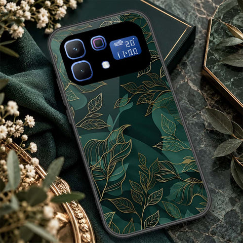 Infinix Note 60 Cover - ONation Botanical Bloom Series - HQ Ultra Shine Premium Infinity Glass Soft Silicon Borders Case