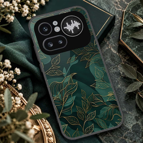 Nothing Phone 4a Pro Cover - ONation Botanical Bloom Series - HQ Ultra Shine Premium Infinity Glass Soft Silicon Borders Case
