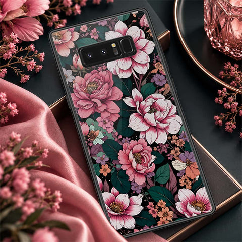Samsung Galaxy Note 8 Cover - ONation Botanical Bloom Series - HQ Premium Shine Durable Shatterproof Case