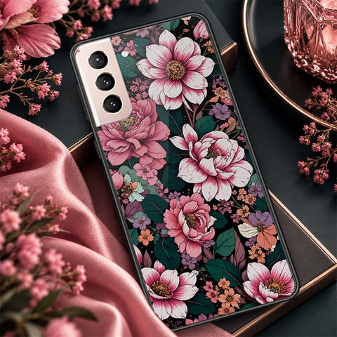 Samsung Galaxy S22 Plus 5G Cover - ONation Aesthetic Collage Series - HQ Ultra Shine Premium Infinity Glass Soft Silicon Borders Case