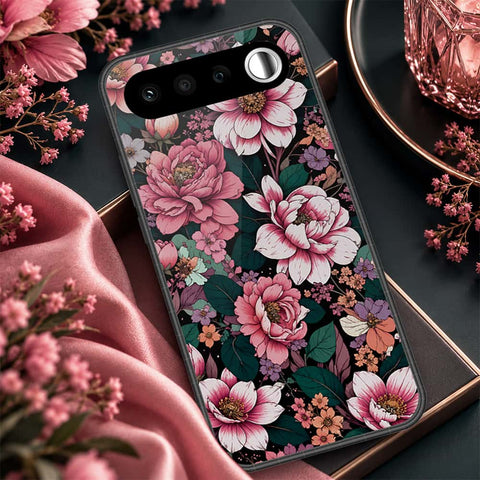 Realme 16 Cover - ONation Botanical Bloom Series - HQ Ultra Shine Premium Infinity Glass Soft Silicon Borders Case