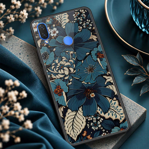 Huawei Enjoy 9 Plus Cover - ONation Botanical Bloom Series - HQ Ultra Shine Premium Infinity Glass Soft Silicon Borders Case