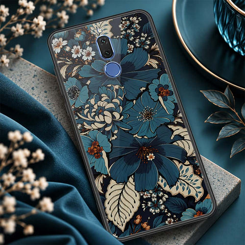 Huawei Mate 10 Lite Cover - ONation Botanical Bloom Series - HQ Ultra Shine Premium Infinity Glass Soft Silicon Borders Case