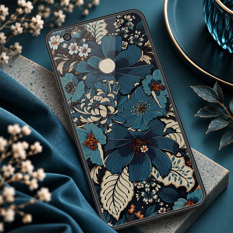 Huawei Honor 8 Lite Cover - ONation Botanical Bloom Series - HQ Ultra Shine Premium Infinity Glass Soft Silicon Borders Case