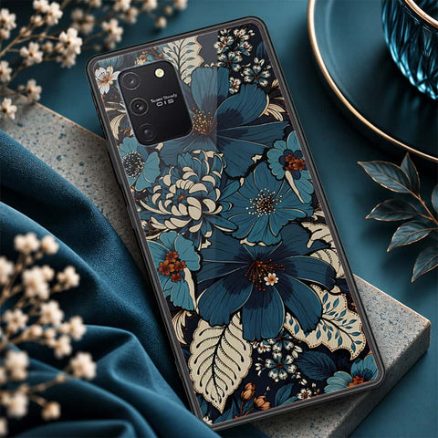 Samsung Galaxy M80s Cover - ONation Botanical Bloom Series - HQ Ultra Shine Premium Infinity Glass Soft Silicon Borders Case