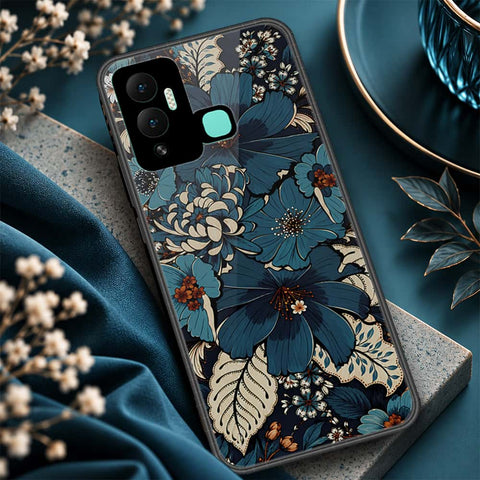 Infinix Hot 12i Cover - ONation Aesthetic Collage Series - HQ Ultra Shine Premium Infinity Glass Soft Silicon Borders Case